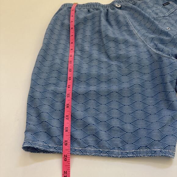 Johnnie-O Men's Swim Trunks Drawstring WAVES Board Shorts Medium Surf Beachy - Picture 7 of 10